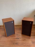 Vintage Wharfedale Linton 3XP speakers, Gebruikt, Minder dan 60 watt, Front, Rear of Stereo speakers, Ophalen