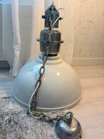 Industriële hanglamp Light & Living, wit/grijs metaal, Huis en Inrichting, Ophalen, Gebruikt, Metaal, 75 cm of meer