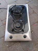 Gaskookplaat 2 pits, Witgoed en Apparatuur, Kookplaten, Ophalen, Gebruikt, 4 kookzones, Inbouw
