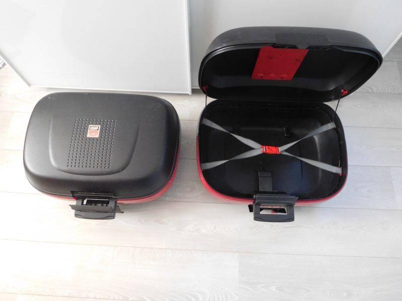 Te koop: Set gebruikte Givi motorkoffers, Ophalen, Gebruikt