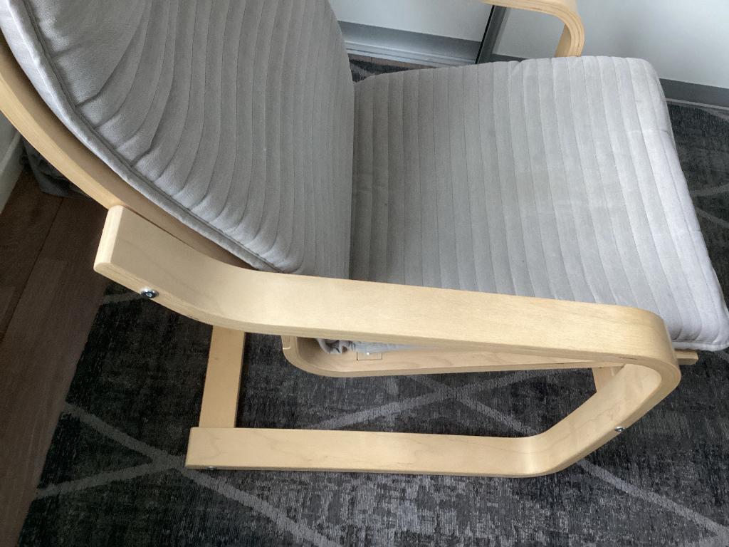 Poang stoel ikea, Ophalen, Gebruikt, 75 tot 100 cm, Hout