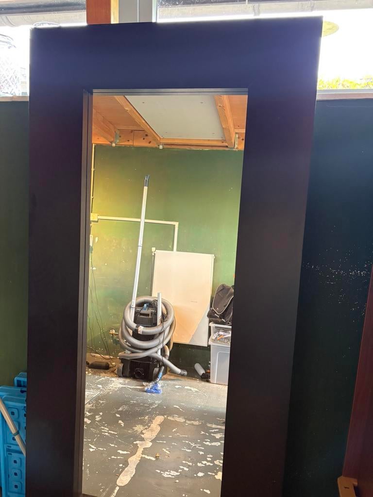 Grote Ikea mongstad spiegel, Ophalen of Verzenden, Zo goed als nieuw, Rechthoekig, 150 tot 200 cm