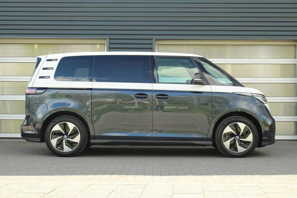 Volkswagen ID. Buzz Pro Bulli Limited Edition 286pk 86 kWh 6, Auto's, Volkswagen, Achterwielaandrijving, Zwart, Alcantara, Wit