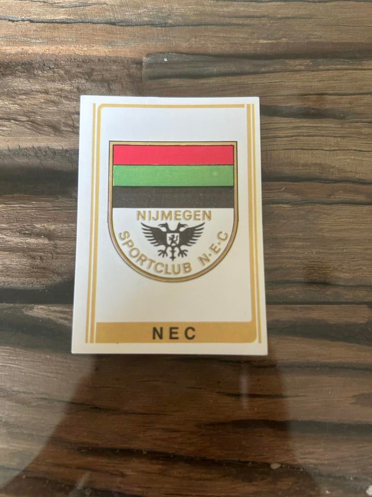 N.E.C. Nijmegen Voetbal 79 Panini Sticker, Verzamelen, Ophalen of Verzenden, Zo goed als nieuw, Overige binnenlandse clubs, Poster, Plaatje of Sticker