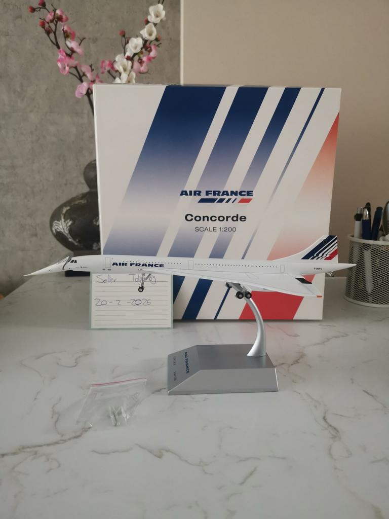 Air France Concorde 1:200 Lupa200 Registration F-BVFC, Hobby en Vrije tijd, Modelbouw | Vliegtuigen en Helikopters, Nieuw, Vliegtuig