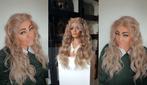 Luxe Lace Pruik: Gemêleerd Blond, Voller model, slag, Ophalen of Verzenden, Nieuw, Pruik of Haarverlenging