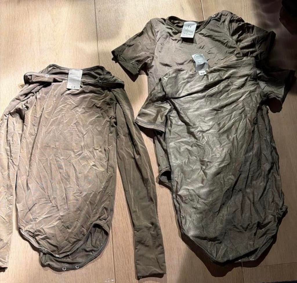 3 Padycare eczeem zilverrompers maat 98-104, Ophalen of Verzenden, Gebruikt, Jongen of Meisje, Nacht- of Onderkleding