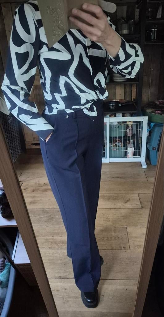 Prachtige blauwe Nukus broek maat S, Blauw, Nieuw, Ophalen of Verzenden, Maat 36 (S)