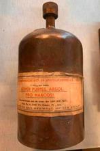 Tank fles antieke koperen apothekers narcose tank., Ophalen of Verzenden