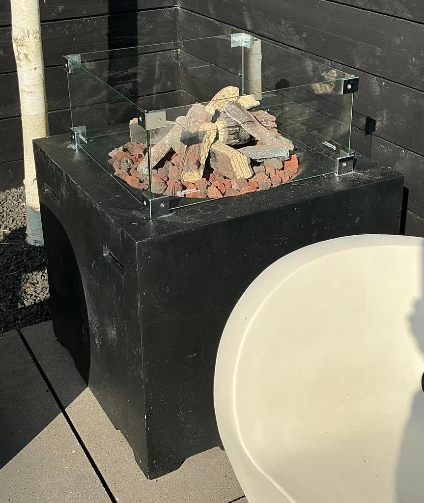 Happy Cocooning vuurhaard met ruimte voor gasfles, Ophalen, Gebruikt