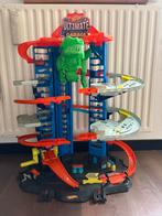 Hot Wheels Ultimate Garage met T-Rex – Grote garage +m, Ophalen, Zo goed als nieuw, Handmatig, Hot Wheels