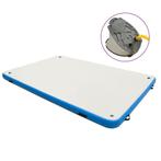 NIEUW | Vlot opblaasbaar 200 x 150 x 15 cm blauw wit! GRTS B, Caravans en Kamperen, Verzenden, Nieuw