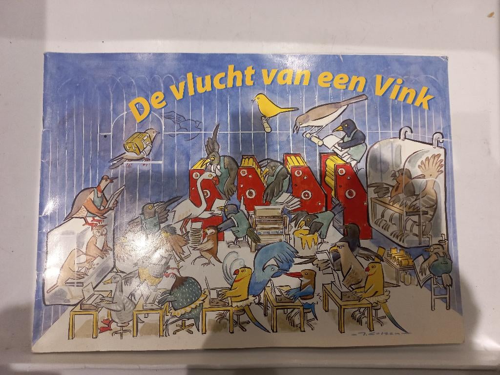 De vlucht van een vink. Drukkerij Vink. Axel, Ophalen of Verzenden, Gelezen