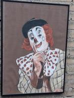Pipo de Clown/Cor Witsche. Ad van Dijk. Pastel. 50/65 cm., Ophalen, Zo goed als nieuw, 50 tot 75 cm, Tekening