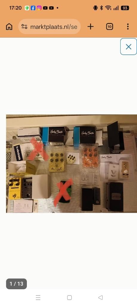 Diverse gitaareffect pedalen, Ophalen of Verzenden, Gebruikt, Overige typen