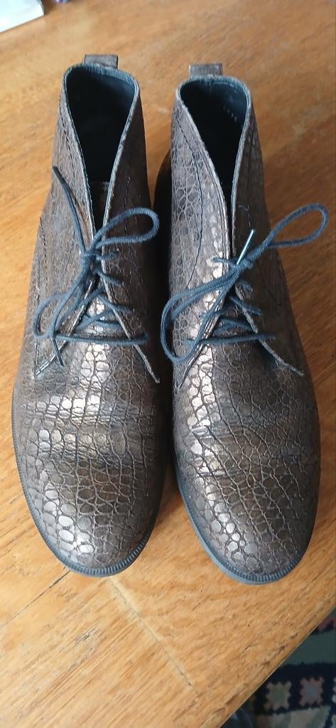 Damesboots mt 8 Poccopazza/Durea, Kleding | Dames, Schoenen, Zo goed als nieuw, Bruin, Ophalen of Verzenden