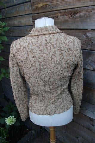 Jasje bruin/ goud ML Collections mt 38 winter Vaste prijs, Kleding | Dames, Maat 38/40 (M), Bruin, Verzenden, Zo goed als nieuw