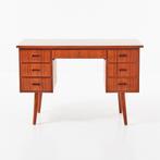 Mid-century Danish teak desk, 1950s, Ophalen, Gebruikt, Bureau