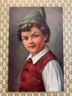 16-8-1913 Jongetje in klederdracht (DD), Ophalen of Verzenden, Voor 1920, Gelopen, Kinderen