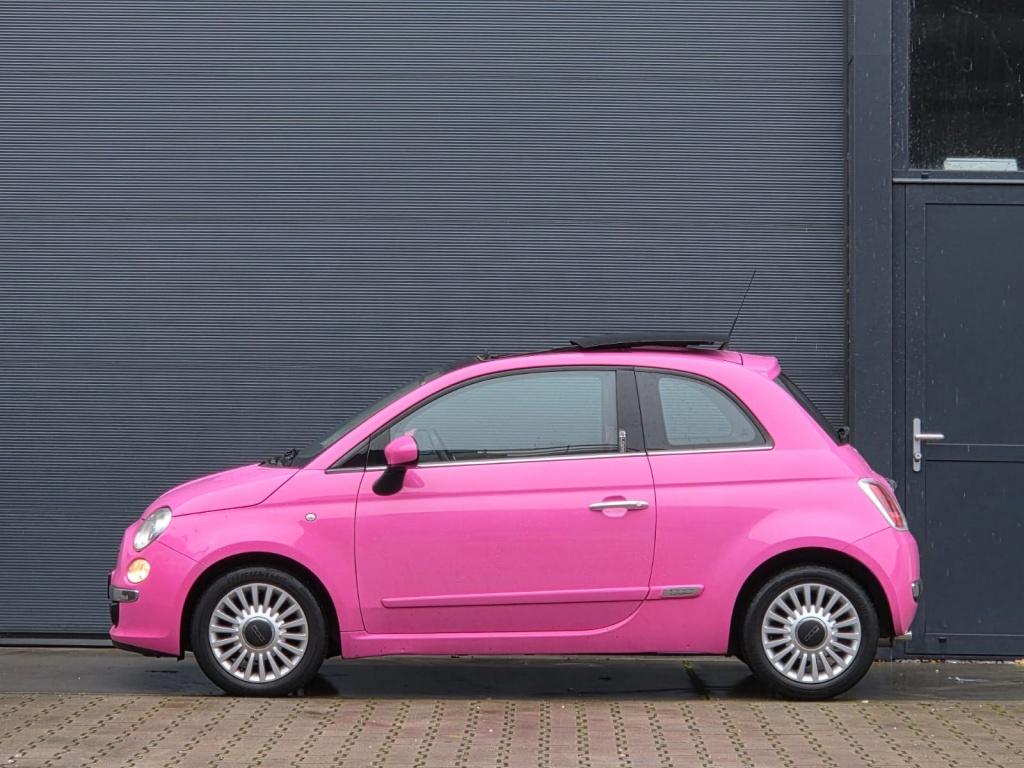 Fiat 500 1.2 Rosa automaat nap goed onderhouden (bj 2010), Auto's, Euro 5, Gebruikt, 1242 cc, Origineel Nederlands