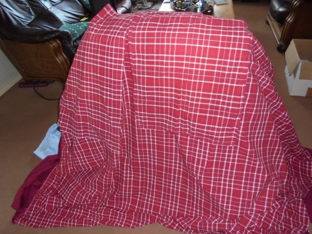 vier keer  vintage look dekbedovertrekken, Ophalen, Dekbedovertrek, Zo goed als nieuw, Overige kleuren