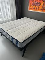 Auping 160x200, Ophalen, Verstelbaar, Zwart, Zo goed als nieuw