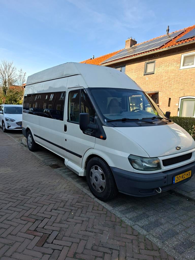 Ford Transit Camper met 5 zitplaatsen en standkachel, Caravans en Kamperen, Campers, Particulier, Buscamper of Camperbus, Ford