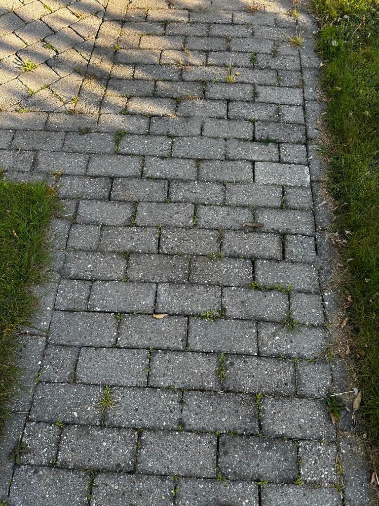 Gratis 30 m2 klinkers, Ophalen, Gebruikt, Beton, Klinkers