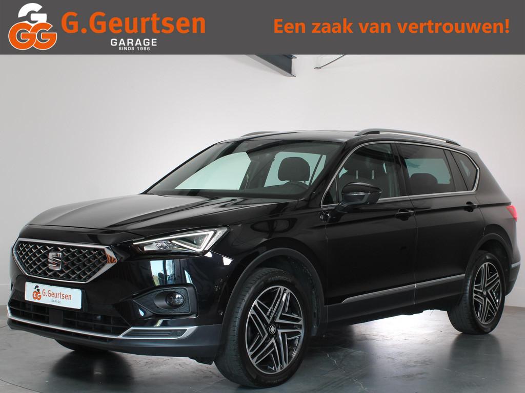 SEAT Tarraco 1.5 TSI Xcellence 7-Persoons, Apple Carplay, AC, Verwarming stoelen achter, 4 cilinders, 150 pk, Zwart