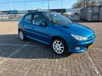 Peugeot 206 1.4 5D 2005 Blauw, Voorwielaandrijving, 31 €/maand, 4 cilinders, Blauw