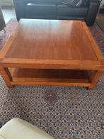 Massief houten kersen salontafel en tv meubel, Ophalen, Gebruikt, 100 tot 150 cm, 75 cm of meer