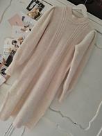 Gebreide knitted. Beige jurk. Yas. Costes. Geisha. Yaya. L., Kleding | Dames, Ophalen of Verzenden, Nieuw, Beige, Onder de knie