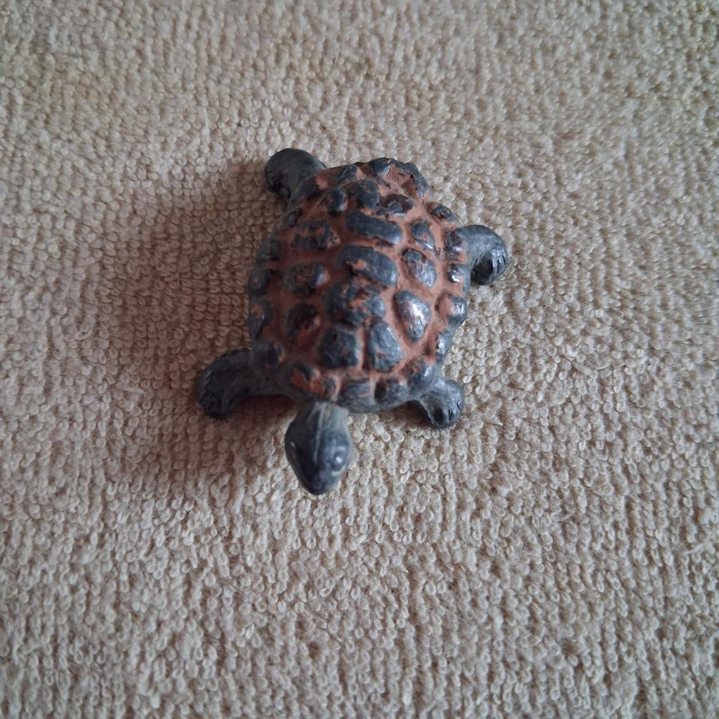 Vintage metalen schildpad, Ophalen of Verzenden