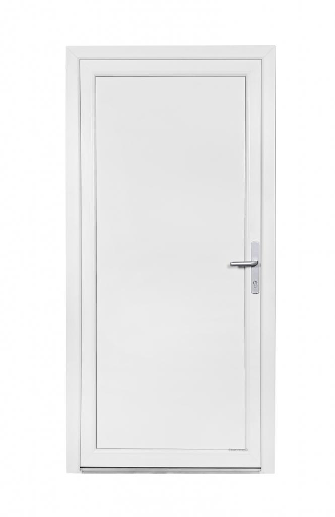 Buitendeur volpaneel Basic Plus b98 x h204 RAL 9016, Doe-het-zelf en Verbouw, Deuren en Horren, Nieuw, Buitendeur, 200 tot 215 cm