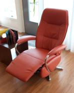 Moderne relaxfauteuil, Huis en Inrichting, Ophalen, Gebruikt, Minder dan 75 cm, Metaal