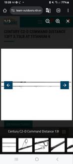 Century C2-D Command Distance 13ft 3.75lb - Set van 4, Watersport en Boten, Ophalen, Zo goed als nieuw, Werphengel
