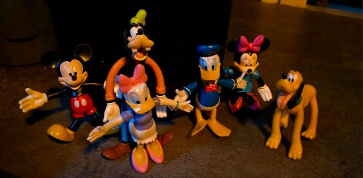 Disney figuren Mickey Mouse en zijn vriendjes , Verzamelen, Disney, Zo goed als nieuw, Beeldje of Figuurtje, Mickey Mouse, Ophalen of Verzenden