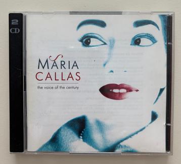 Maria Callas - The voice of the century (dubbel CD) beschikbaar voor biedingen