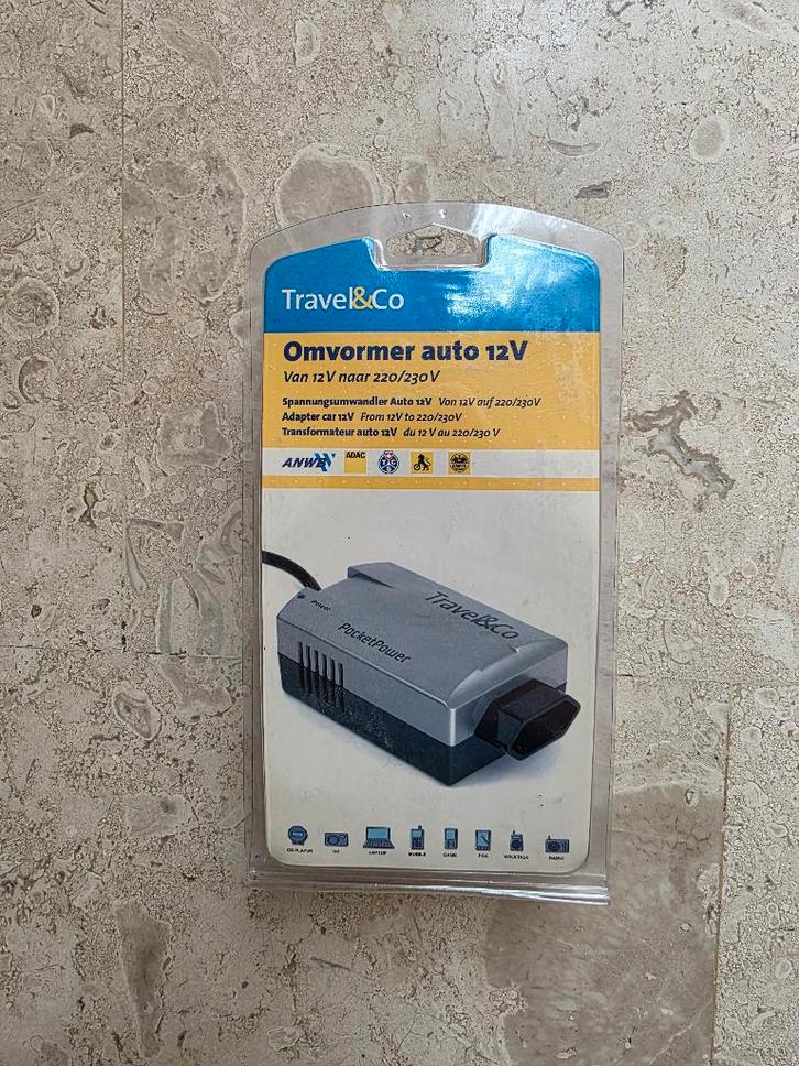 Omvormer auto 12V naar 220/230 V, Caravans en Kamperen, Camper-accessoires, Nieuw, Ophalen of Verzenden