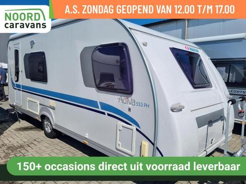 ADRIA ADIVA 553 PH MOVER + AIRCO + CASS LUIFEL + 250 CM, Caravans en Kamperen, Caravans, Bedrijf, tot en met 4, 1250 - 1500 kg