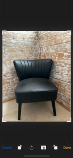 Vintage stoelen, Huis en Inrichting, Stoelen, Ophalen, Twee, Bruin, Leer
