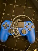 PS4 Controller Blauw, Spelcomputers en Games, Spelcomputers | Sony PlayStation Consoles | Accessoires, Ophalen, Gebruikt, Controller
