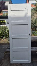 massief houten paneeldeur jaren 20/30, Ophalen, Gebruikt, Minder dan 80 cm, Binnendeur