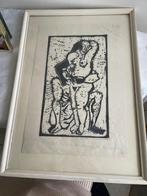 Linosnede Toussaint Essers, Antiek en Kunst, Ophalen of Verzenden