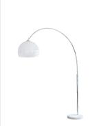 Boog lamp XXL, marmeren voet, verstelbaar in hoogte, Huis en Inrichting, Lampen | Vloerlampen, Ophalen, 200 cm of meer, Lounge design stijl jaren 60 en 70