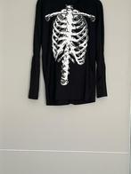 Carnavals shirt skelet maat M, Maat 38/40 (M), Carnaval, Ophalen of Verzenden, Zo goed als nieuw