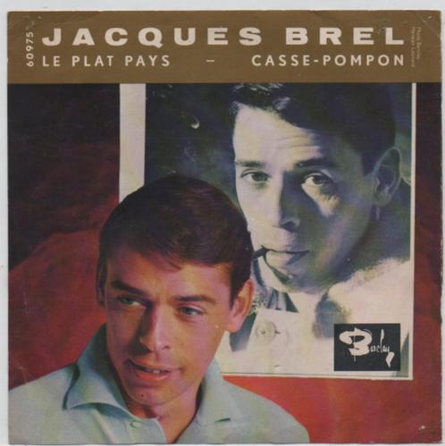 Jacques Brel- Le Plat Pays. Belgische Persing, Cd's en Dvd's, Vinyl Singles, Zo goed als nieuw, Pop, Verzenden
