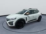 Dacia Sandero 1.0 tce Stepway extreme Automaat Apple carplay, Auto's, Parkeersensor, Stof, Gebruikt, Zwart
