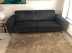 Mooi Antraciet Alcantara 2,5zits bankje deze week ophalen, Huis en Inrichting, Ophalen, Gebruikt, Tweepersoons, Rechte bank