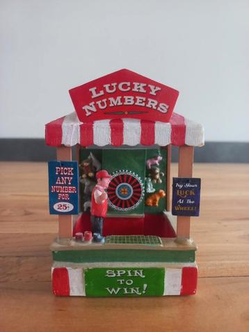Lemax carnival lucky numbers spin the wheel beschikbaar voor biedingen